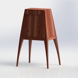 Cassis home bar cabinet