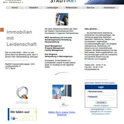 Onlineauftritt Hausverwaltung
