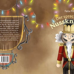 Der sprechende Nussknacker Weihnachtsbuch – Cover