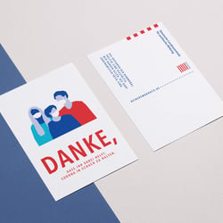 Hessische Landeszentrale für politische Bildung – Postkarte zum Thema Ehrenamt