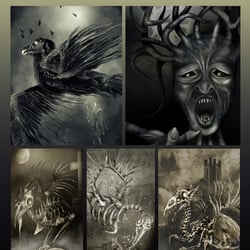 dark artwork cover designs