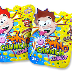 Beutel „Popping Crunch Candys“ für Alex Sweets