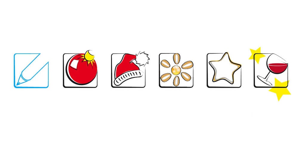 Atelier Weihnachtslogos