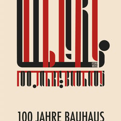 Illustration/Typografie – Bauhaus100