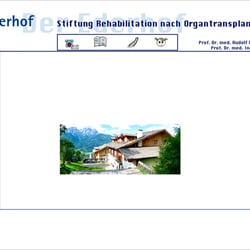 Re-Design der Website des Ederhof Zentrums (in Anlenung an das Design des Medizinischen Instituts/Universitäts Bayreuth)