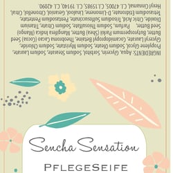 FS005 60×105mm Pflegeseife Sencha-Sensation