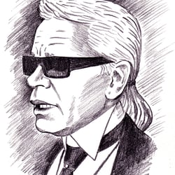 Schnellporträt Karl Lagerfeld