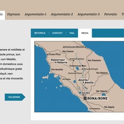 Cicero gaat verder – webpagina – plattegrond