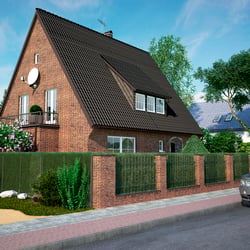 Zaunanlage | Villa INDERMEER | Meerbusch-Büderich