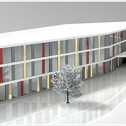 3D-Modell-Architektur-Klinik
