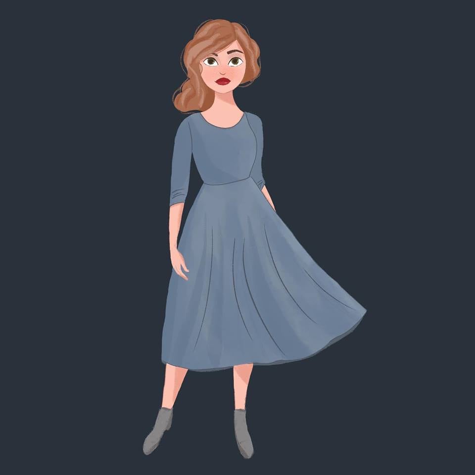 bluedress