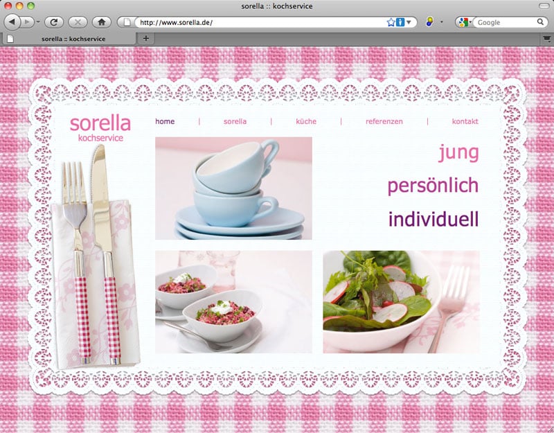 Sorella – Webseite