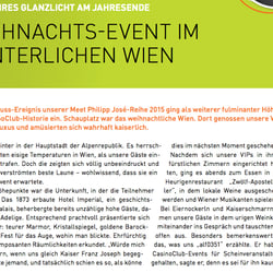 CasinoClub-Artikel für Kundenmagazin (Thema: Wien), S. 1