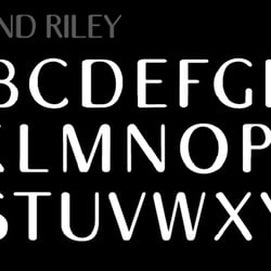 Round Riley typeface