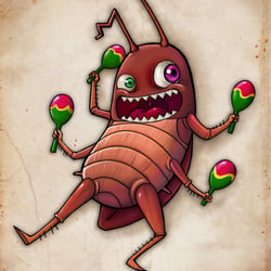 Maskottchen Roachie