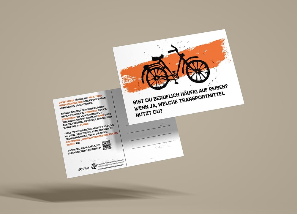 Postkartenserie zu Nachhaltigkeitsfragen