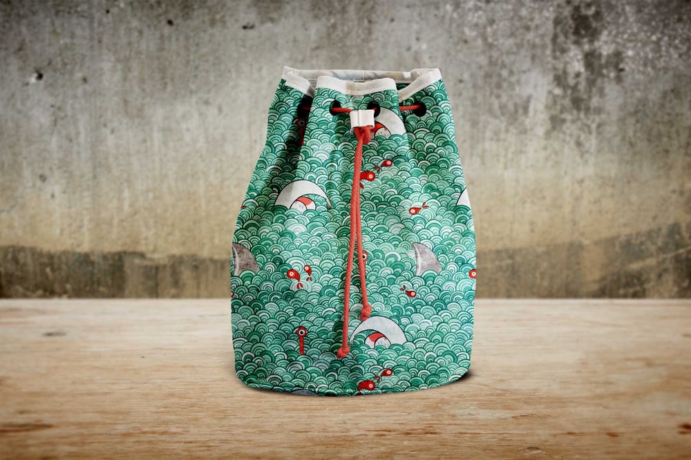 Muster auf Stofftasche