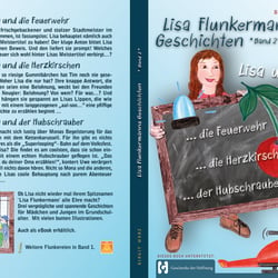 Kinderbuch-Cover „Lisa Flunkermanns Geschichten“