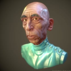 Daniel Emilfork as ‚Krank‘ Realtime Portrait