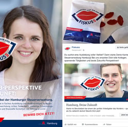 Recruiting-Kampagne für die Steuerverwaltung Hamburg