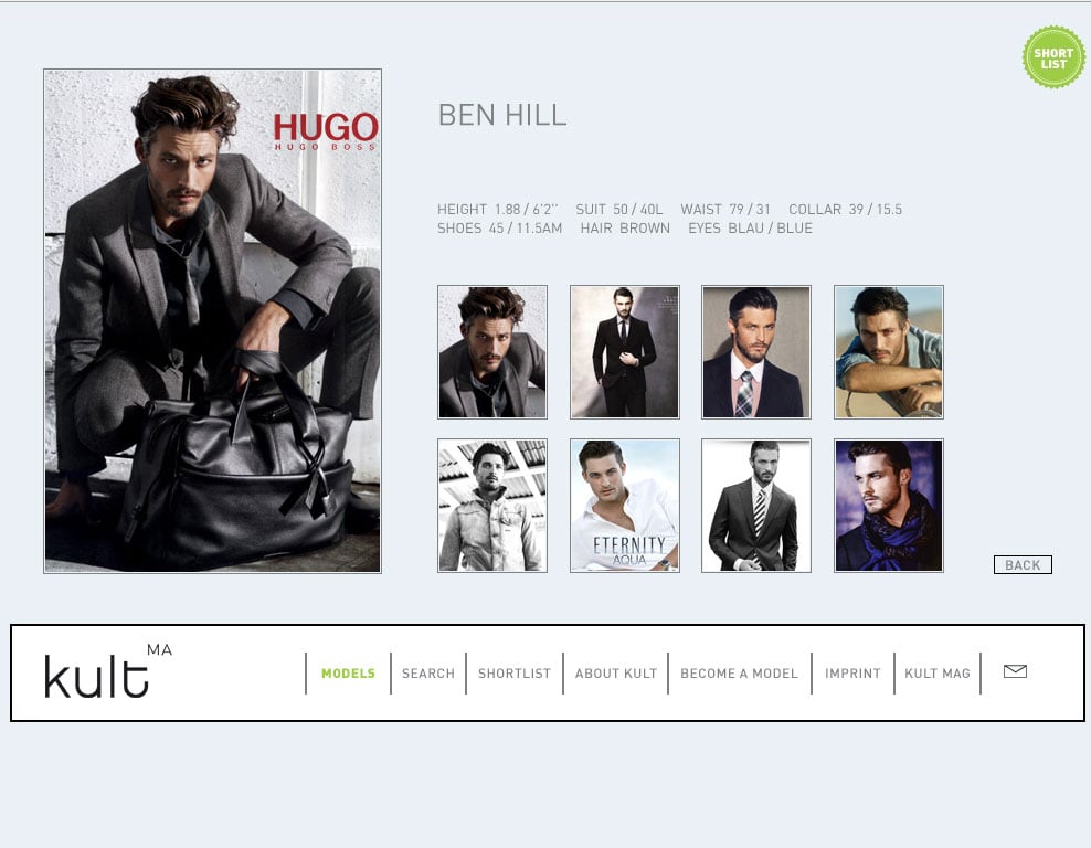 Kult Modelagency Model | Setcard