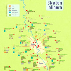 KÄNGURU MAGAZIN / Infografik: Klettern, Skaten, Inlinern im Raum Köln-Bonn