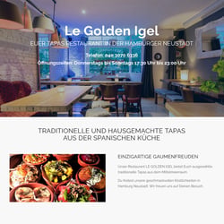 Wordpress Webdesign – Restaurant Le Golden Igel