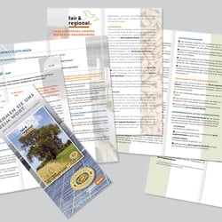 Flyer Firmenleitlinien Märkisches Landbrot