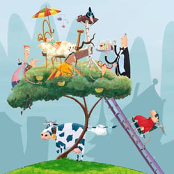 Rigging und Animation von digital erstellten Illustrationen