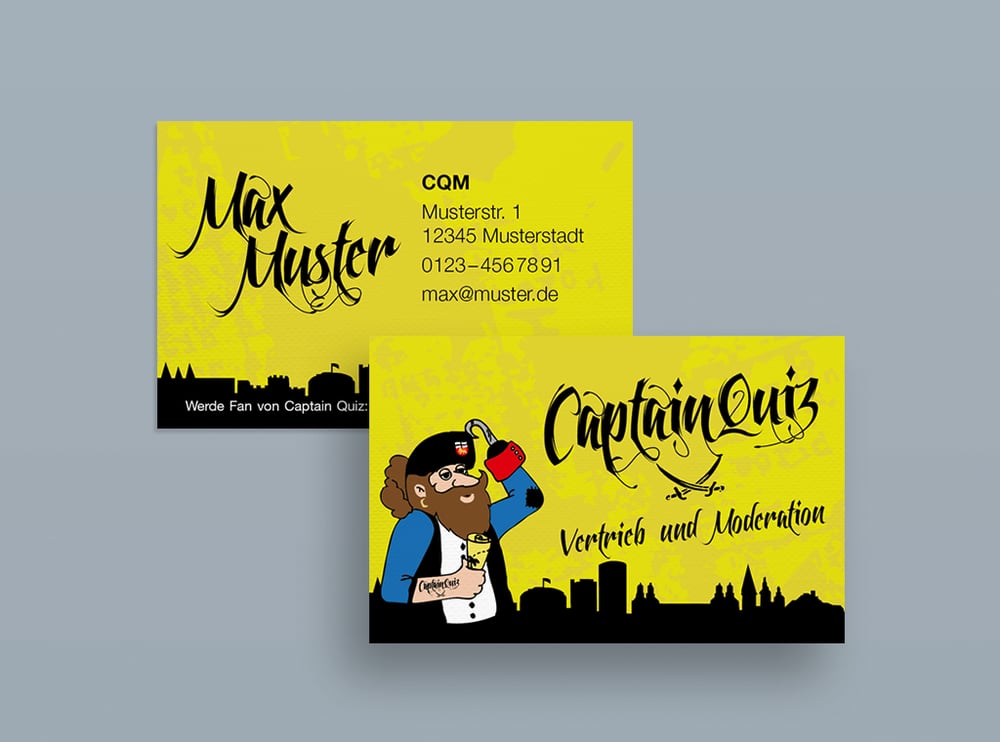Business Cards – Captain Quiz