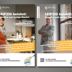 Plakatkampagne für das Leipziger Mittelstandsprogramm