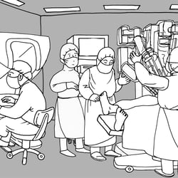 Filmszene aus Erklärfilm über Prostatakrebs