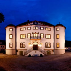 Schloss-Nachtansicht