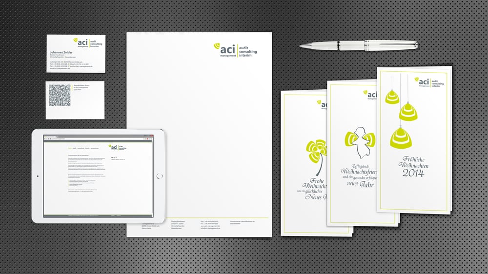 Corporate Design für aci managment