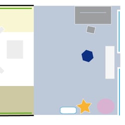 Grundriss von einem Fotostudio