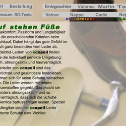 Bewerbung eines Produktes für Schuhmacher