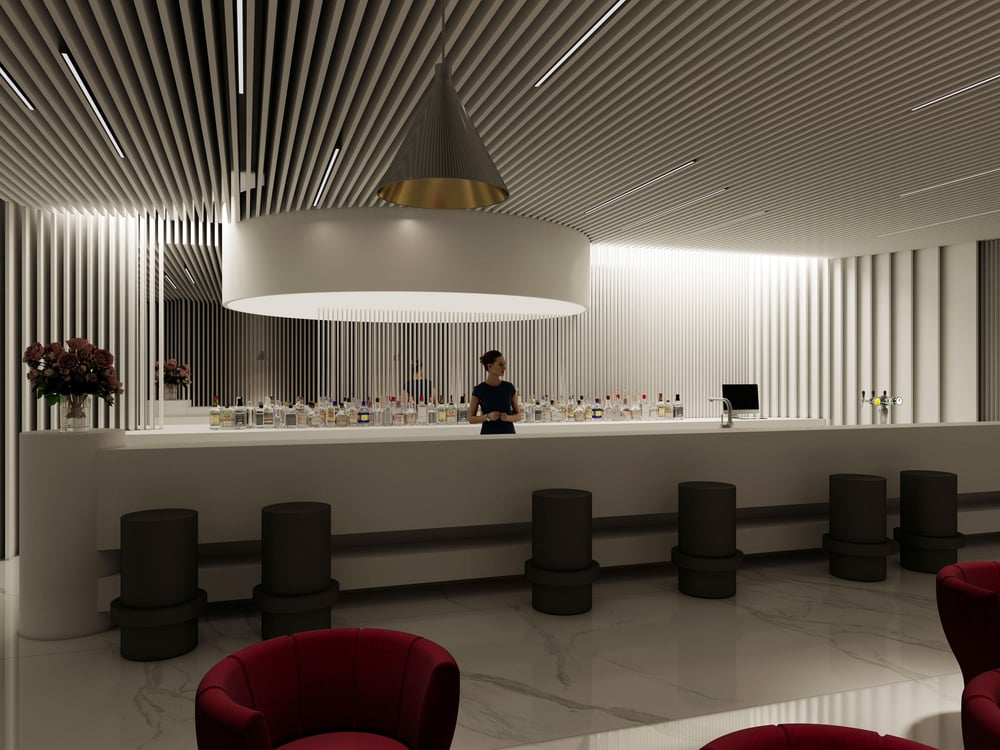 Designkonzept für eine Bar