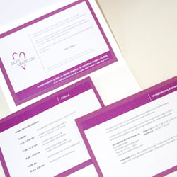 Pocket Fold Einladung „Heart“