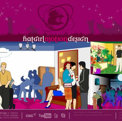 Storyboard Werbespot für Mobile Funktion für die MedienWG Dresden