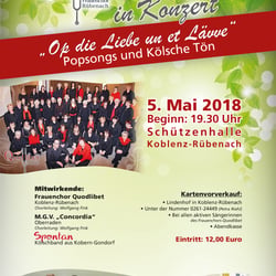 Plakat Frauenchor Rübenach Konzert