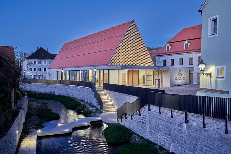 Architekturfoto Kulturhalle Berching