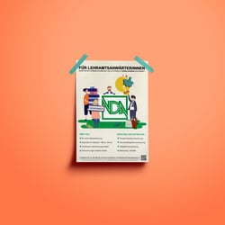 Plakat für VDA Versicherungsvermittlung Generalagentur