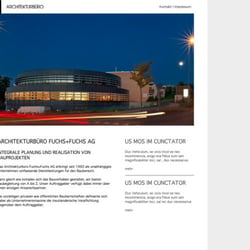 Fuchs+Fuchs AG (CH) // Webdesign