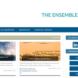 Entwurf Webseite Global Cafe, mit Logo adaptiert