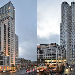 Hochhausfassaden, Berlin