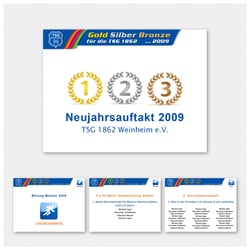 Präsentation Neujahrsauftakt :: Template Powerpoint