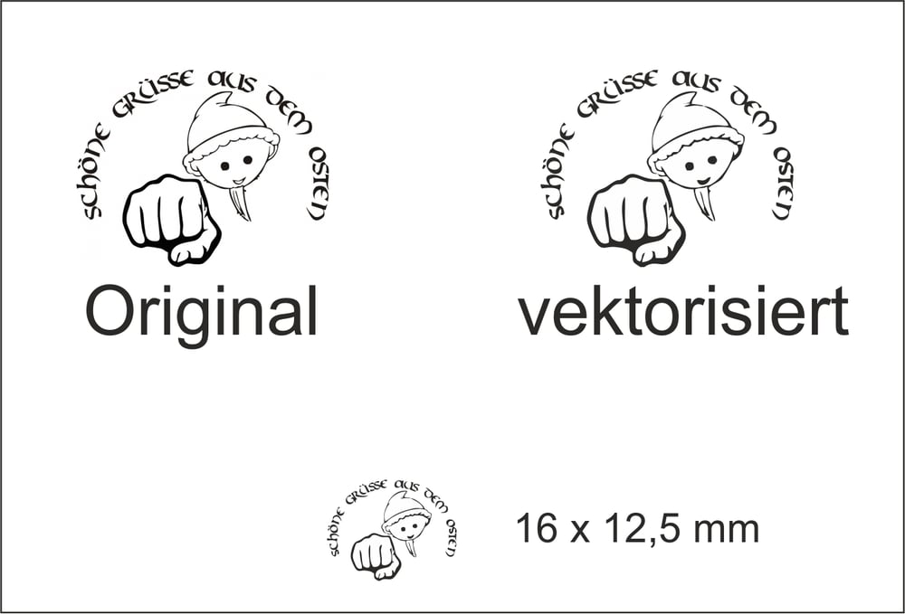 Beispiel eines Decals (Wasserschiebebild)