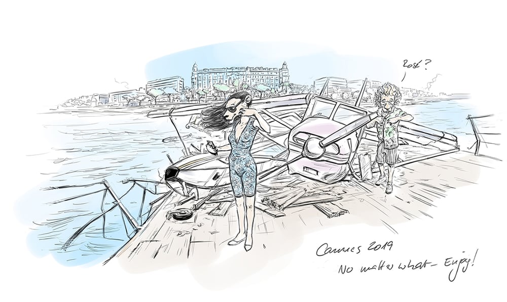 Cannes Gruß