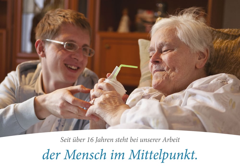 Ambulante Pflege Sprave – Flyer / Postkarte