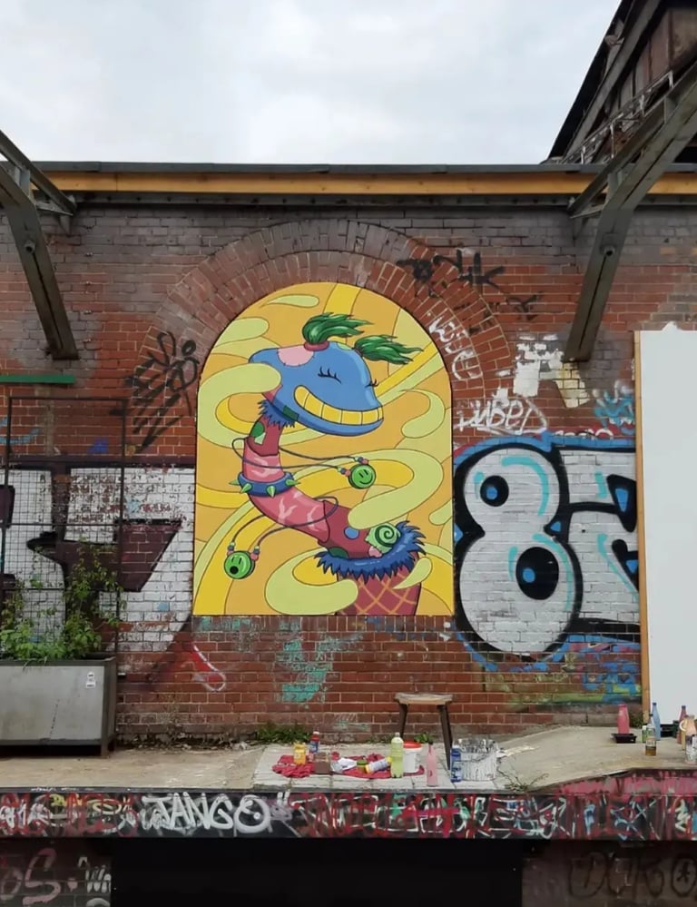 Mural für Revier Südost in Berlin